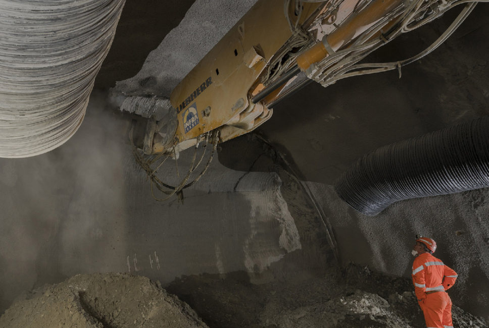 Démarrage de l’excavation du tunnel du LEB
